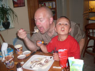 Zo'n banana split gaat erin als koek